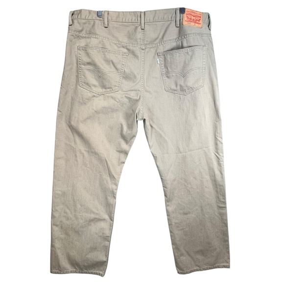 Levi's‎ 559 Relaxed Straight Leg Jeans Men's 44x30 Tan Khaki Cotton Casual - Picture 2 of 6